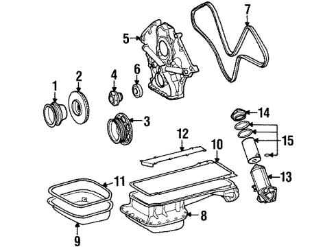 1996 Mercedes-Benz S500 Filters Diagram 1