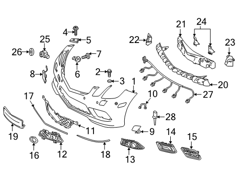 2010 Mercedes-Benz E350 Parking Aid Diagram 6