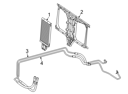 2022 Mercedes-Benz Sprinter 2500 Oil Cooler  Diagram 2