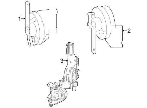 2021 Mercedes-Benz GLC300 Horn Diagram 1