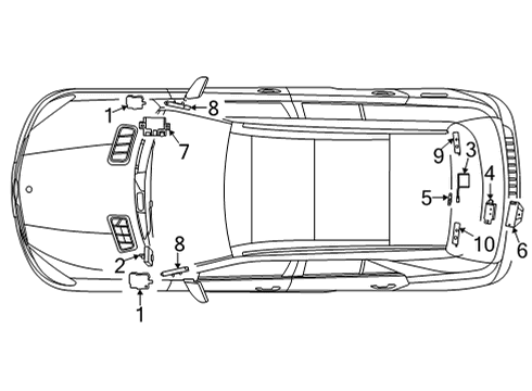 2023 Mercedes-Benz GLA45 AMG Antenna & Radio Diagram