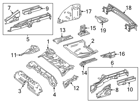 Rear Rail End Diagram for 246-610-08-15