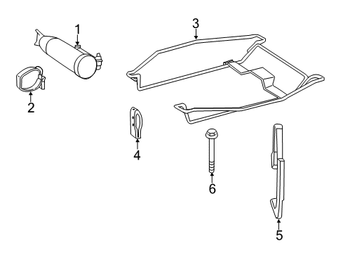 2014 Mercedes-Benz Sprinter 3500 Spare Tire Carrier