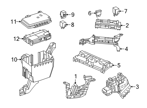 2019 Mercedes-Benz GLE400 Fuse & Relay Diagram