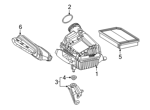 2019 Mercedes-Benz A220 Filters Diagram 1