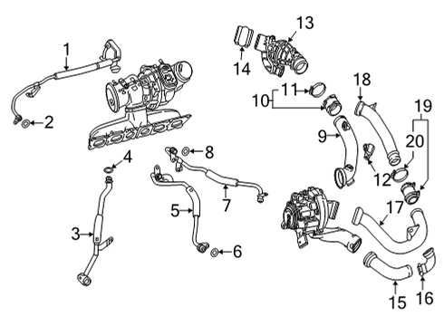 2020 Mercedes-Benz AMG GT 53 Turbocharger