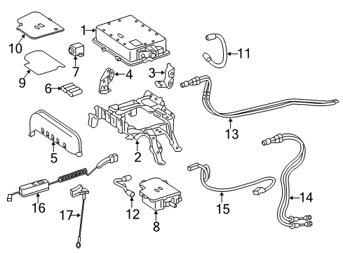 2015 Mercedes-Benz B Electric Drive Electrical Components Diagram 2