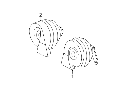 Horn Relay Diagram for 002-542-08-19