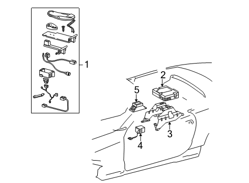 2003 Mercedes-Benz SL500 Electrical Components