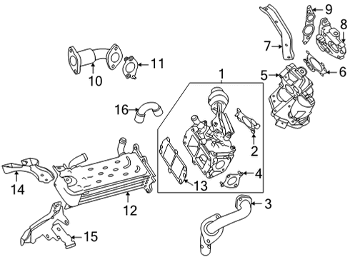 Exhaust Pipe Diagram for 651-141-10-04