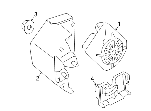 2015 Mercedes-Benz E63 AMG S Anti-Theft Components Diagram 1