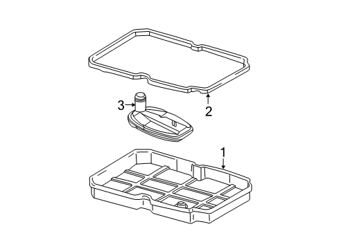 2003 Mercedes-Benz E320 Transmission Diagram 1