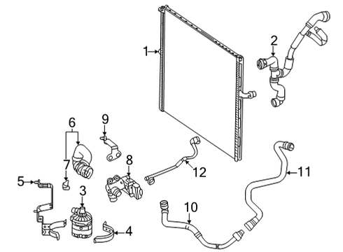 Rear Hose Diagram for 167-501-87-03