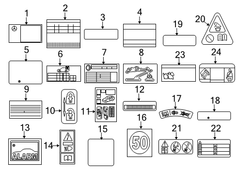 Emission Label Diagram for 274-221-23-00-26