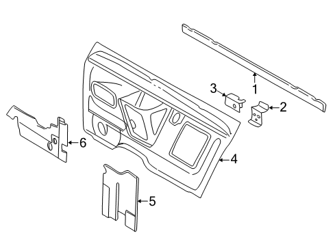 2007 Mercedes-Benz G55 AMG Cowl Diagram