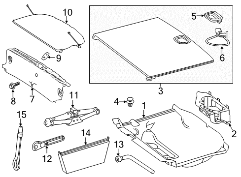 Floor Cover Diagram for 156-680-54-00-64-9E07