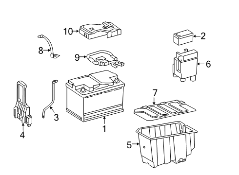 2023 Mercedes-Benz Sprinter 3500XD Battery Diagram