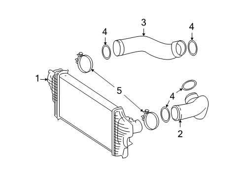 2007 Mercedes-Benz GL320 Intercooler, Cooling Diagram