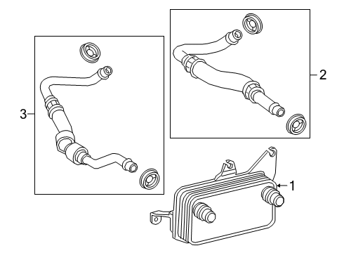 2020 Mercedes-Benz E350 Trans Oil Cooler