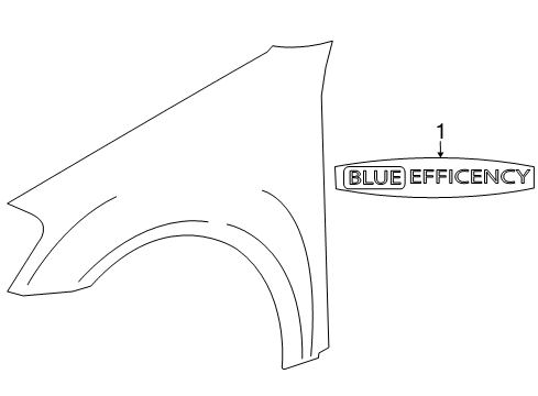 2010 Mercedes-Benz ML450 Exterior Trim - Fender