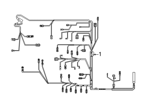 2014 Mercedes-Benz Sprinter 3500 Wiring Harness