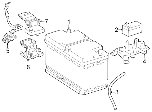 2022 Mercedes-Benz EQB 350 Battery Diagram 1