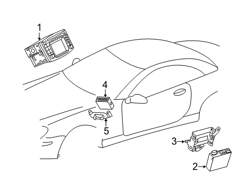 2012 Mercedes-Benz SL550 Navigation System Diagram