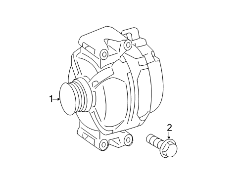 2012 Mercedes-Benz CL63 AMG Alternator Diagram 2