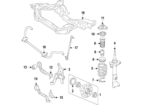 Coil Spring Diagram for 212-321-06-04