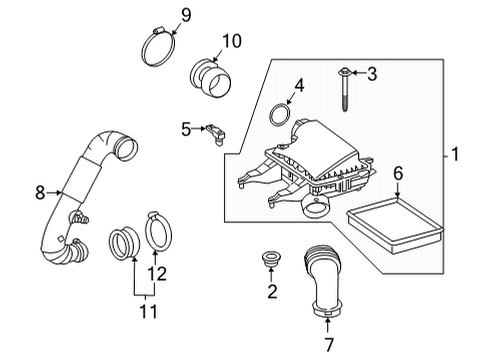 2022 Mercedes-Benz Sprinter 2500 Turbocharger Diagram 1