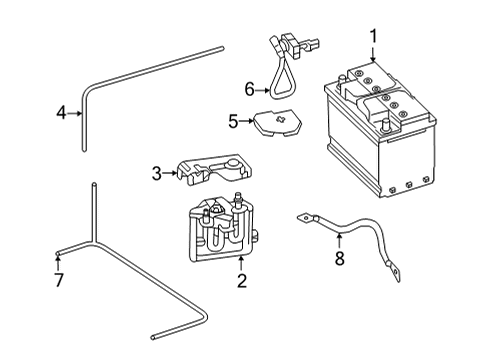 Positive Cable Diagram for 190-540-46-05