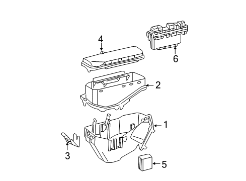 Relay Plate Diagram for 230-545-09-01