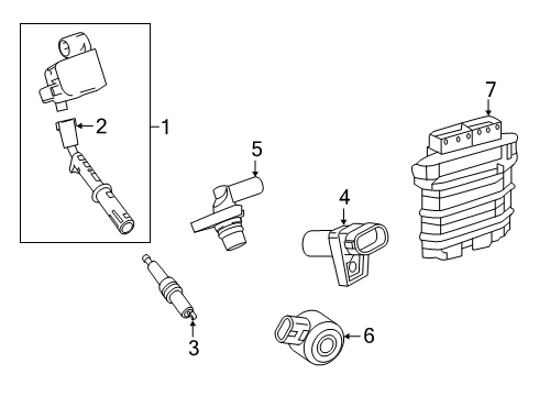 2021 Mercedes-Benz E53 AMG Ignition System Diagram 1