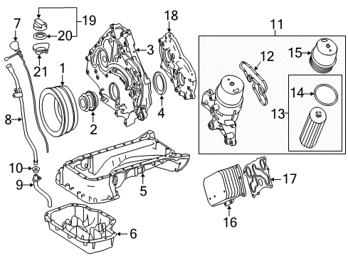 2014 Mercedes-Benz CL63 AMG Filters Diagram 2