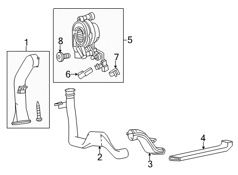 Blower Motor Clamp Diagram for 204-541-01-26