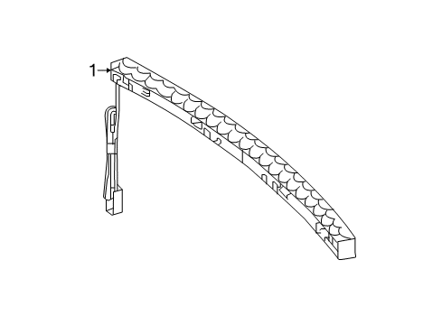 2019 Mercedes-Benz CLA250 High Mount Lamps Diagram