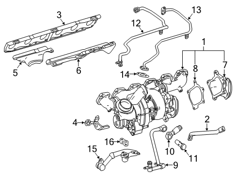 2016 Mercedes-Benz S65 AMG Turbocharger Diagram