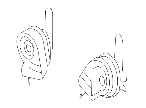 2006 Mercedes-Benz SLK350 Horn Diagram