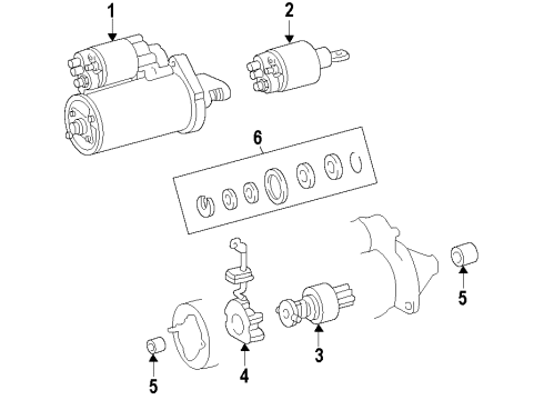 2011 Mercedes-Benz Sprinter 2500 Starter, Charging Diagram