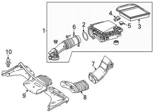 2020 Mercedes-Benz GLC43 AMG Filters Diagram 2