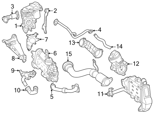 Outlet Hose Diagram for 654-140-05-60