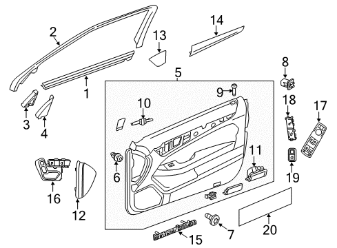 2012 Mercedes-Benz C250 Power Seats Diagram 1