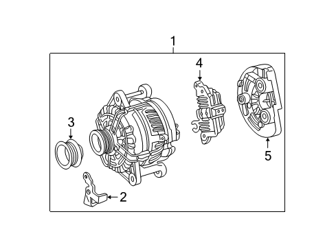 2009 Mercedes-Benz E550 Alternator