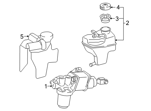 2006 Mercedes-Benz CLS55 AMG Anti-Lock Brakes Diagram 1