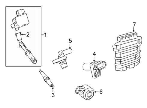 2021 Mercedes-Benz AMG GT 43 Ignition System Diagram