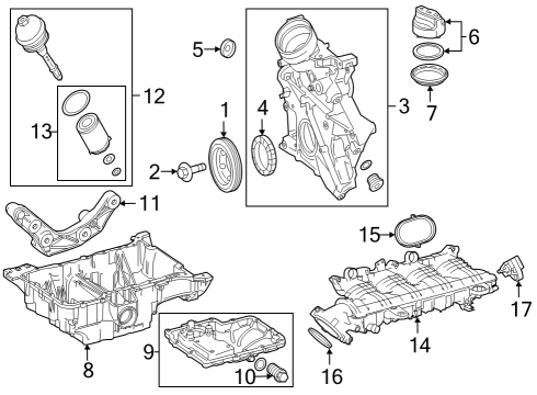 2020 Mercedes-Benz GLC300 Intake Manifold