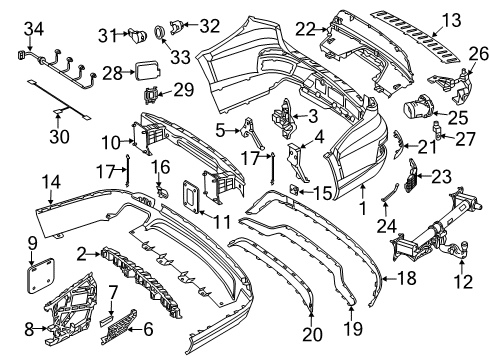 2016 Mercedes-Benz GL450 Parking Aid Diagram 8