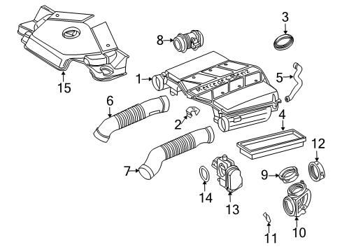 Air Cleaner Assembly Seal Diagram for 112-094-01-80