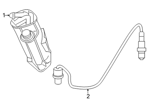 LAMBDA SENSOR Diagram for 000-542-55-12