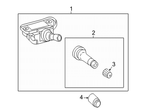 2020 Mercedes-Benz GLE580 Tire Pressure Monitoring